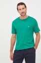 zelená Bavlněné tričko United Colors of Benetton