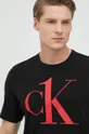 чёрный Пижамная футболка Calvin Klein Underwear