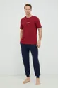 Calvin Klein Underwear t-shirt piżamowy czerwony