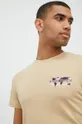 béžová Bavlnené tričko 4F Pánsky