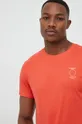 πορτοκαλί Βαμβακερό μπλουζάκι 4F