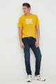 United Colors of Benetton t-shirt in cotone giallo