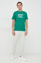 Bavlněné tričko United Colors of Benetton 3096U1045.256 zelená AW22