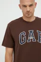 rjava Bombažna kratka majica GAP