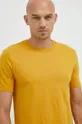 κίτρινο Βαμβακερό μπλουζάκι GAP