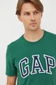 zelená Bavlnené tričko GAP