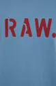 μπλε Βαμβακερό μπλουζάκι G-Star Raw