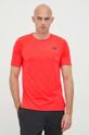 różowy New Balance t-shirt do biegania NYC Marathon Q Speed Męski