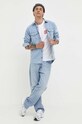 HUGO t-shirt bawełniany 50477006 biały AW23