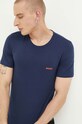 HUGO t-shirt bawełniany 3-pack 50480088 niebieski NC24