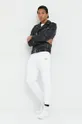 Βαμβακερό μπλουζάκι HUGO 3-pack λευκό