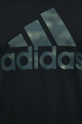 чёрный Хлопковая футболка adidas