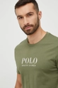 зелений Бавовняна піжамна футболка Polo Ralph Lauren