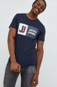námořnická modř Bavlněné tričko Jack & Jones Jcologan