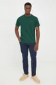 Βαμβακερό μπλουζάκι Polo Ralph Lauren πράσινο