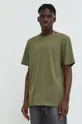 Βαμβακερό μπλουζάκι Wrangler πράσινο