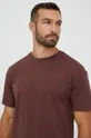 hnedá Bavlnené tričko Outhorn