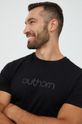 czarny Outhorn t-shirt bawełniany Męski