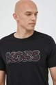 czarny Michael Kors t-shirt bawełniany