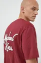 bordowy Michael Kors t-shirt bawełniany