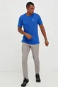Športové tričko Salewa Hemp Logo modrá