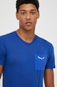 Salewa T-shirt sportowy Pure niebieski 00.0000028342