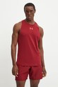 Under Armour tricou Baseline print burgundia 1361901
