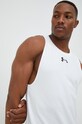 Under Armour tricou Baseline alb 1361901
