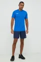 Kratka majica za vadbo Nike modra