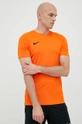 oranžna Kratka majica za vadbo Nike Moški