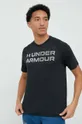 μαύρο Μπλουζάκι προπόνησης Under Armour Tech 2.0 Gradient