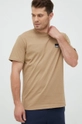 beżowy Jack Wolfskin t-shirt