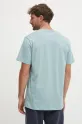 Jack Wolfskin t-shirt in cotone Essential 1808382 turchese SS25