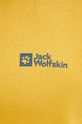 Бавовняна футболка Jack Wolfskin Essential 1808382 жовтий