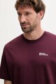 Jack Wolfskin t-shirt bawełniany Essential fioletowy 1808382