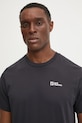 Jack Wolfskin t-shirt bawełniany Essential granatowy 1808382