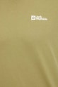 Bavlněné tričko Jack Wolfskin Essential zelená 1808382