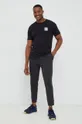 Calvin Klein Performance t-shirt bawełniany czarny