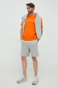 Kratka majica za vadbo Calvin Klein Performance oranžna
