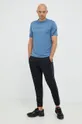 Μπλουζάκι προπόνησης Calvin Klein Performance μπλε
