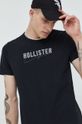 черен Памучна тениска Hollister Co. Чоловічий