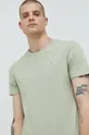 πράσινο Βαμβακερό μπλουζάκι Hollister Co.