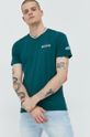 зелен Памучна тениска Hollister Co. Чоловічий