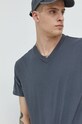 Памучна тениска Hollister Co. сив KI324.2359.110