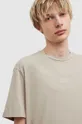 Bavlnené tričko AllSaints sivá