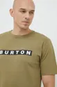 зелёный Хлопковая футболка Burton