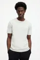 Βαμβακερό μπλουζάκι AllSaints BRACE SS CREW 3-pack μπεζ