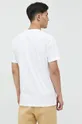 Βαμβακερό μπλουζάκι Vans λευκό
