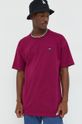 purpurová Bavlněné tričko Vans