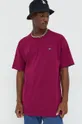 fioletowy Vans t-shirt bawełniany